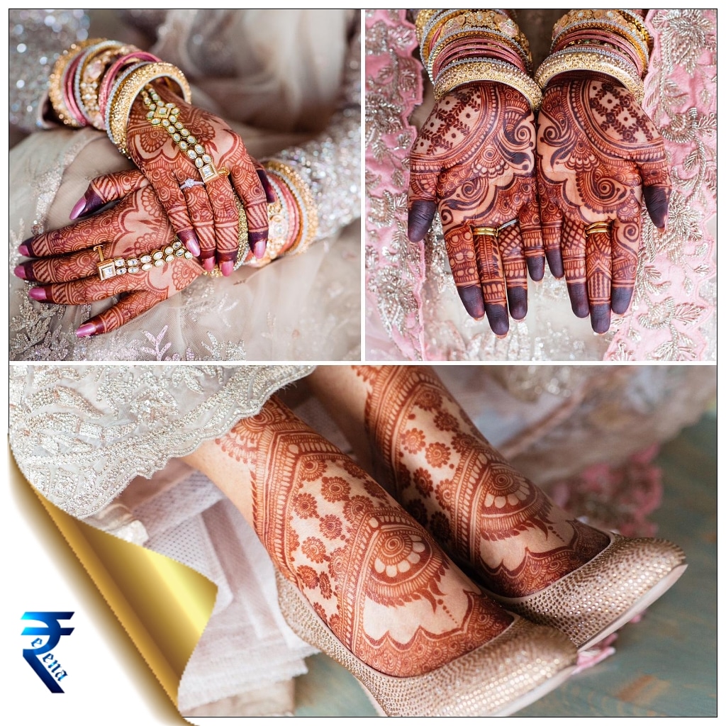 Bridal Henna Feet Design